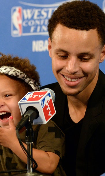 Stephen Curry to Riley critics: 'I'm never going to apologize' for her